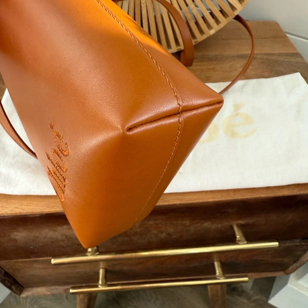 Chloe micro sense bag in caramel - Picture 11 of 16